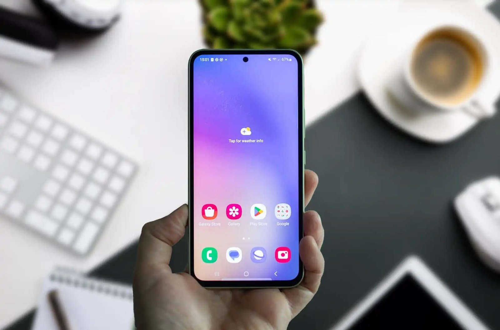 Samsung Galaxy A55 5G – 6.6-Inch, RAM 12 GB, Storage 128 GB, Main Camera: 50 MP, Dual SIM